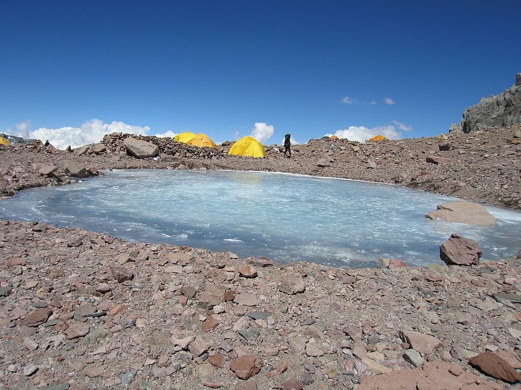 Argentine - Aconcagua - Glacier des Polonais