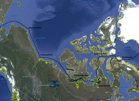 Groenland - Passage du Nord-Ouest, du Groenland à l'Alaska