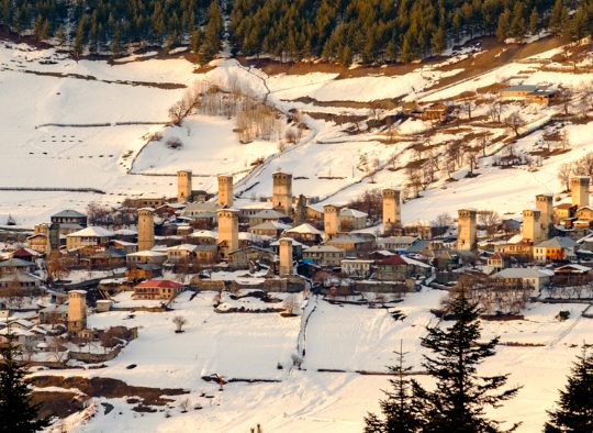 Géorgie - Randonnées à ski en Svanétie