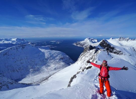 Norvège - Ski de randonnée depuis un voilier dans les Alpes de Lyngen 