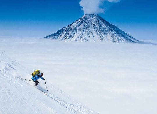 Russie - Ski de randonnée sur les volcans du Kamchatka